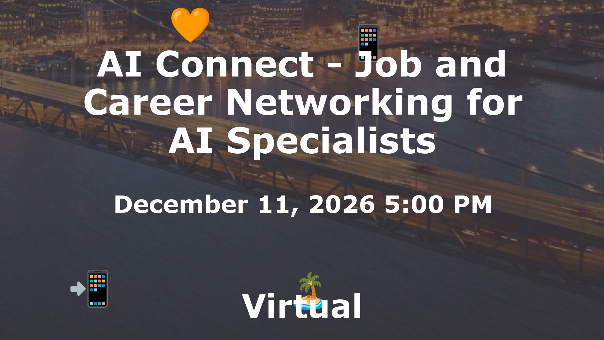 AI Connect - Job and Career Networking for AI Specialists event image